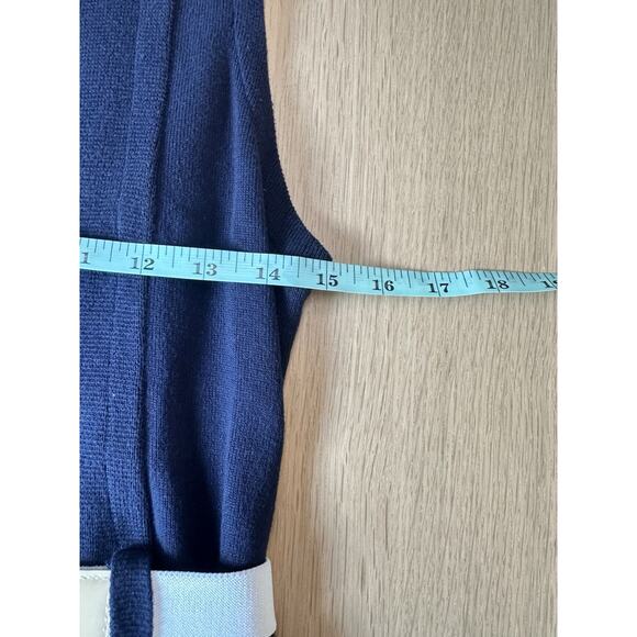 Alice + Olivia Coley Crew Neck Knit Short Belted Dress Size Small 2005 - Picture 7 of 7